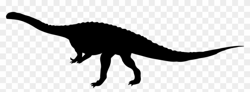 Massospondylus Dinosaur Silhouette Png - Lesothosaurus Clipart #2456272
