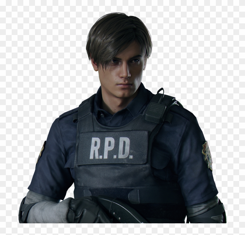 Leather Jacket , Png Download - Leon Resident Evil Png Clipart #2456321