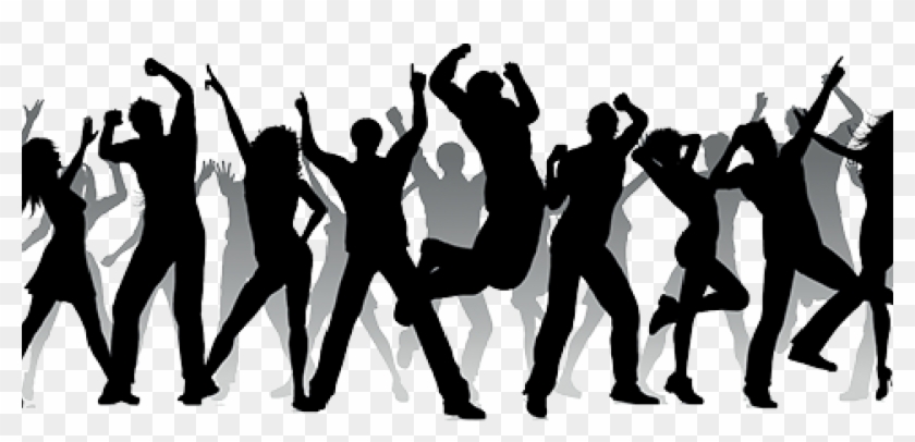 Group Dancing Silhouette Png - Transparent Dancers Silhouette Png Clipart