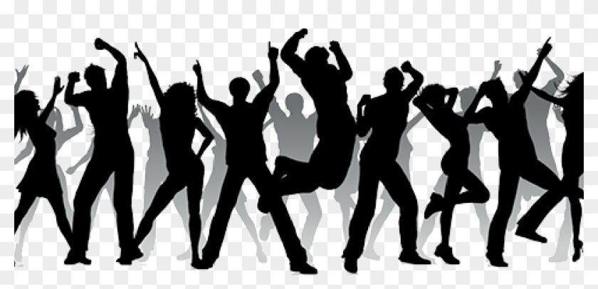 Group Dancing Silhouette Png - Transparent Dancers Silhouette Png Clipart #2456396