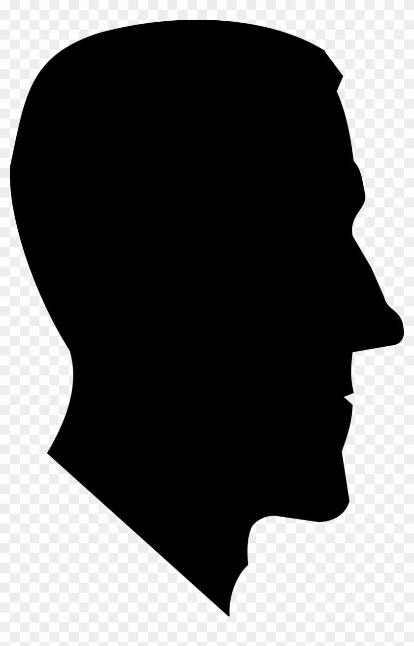 This Free Icons Png Design Of H - Man Profile Silhouette Clipart
