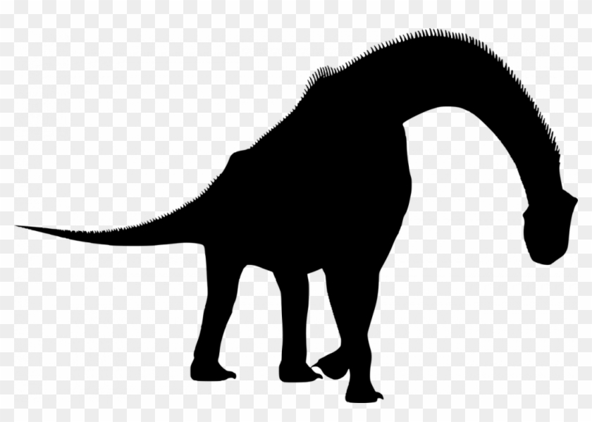 A Thing Of Beauty - Brachiosaurus Silhouette Clipart #2456547