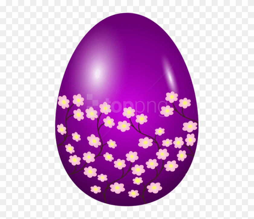 Free Png Download Easter Spring Egg Purple Png Images - Portable Network Graphics Clipart #2456615