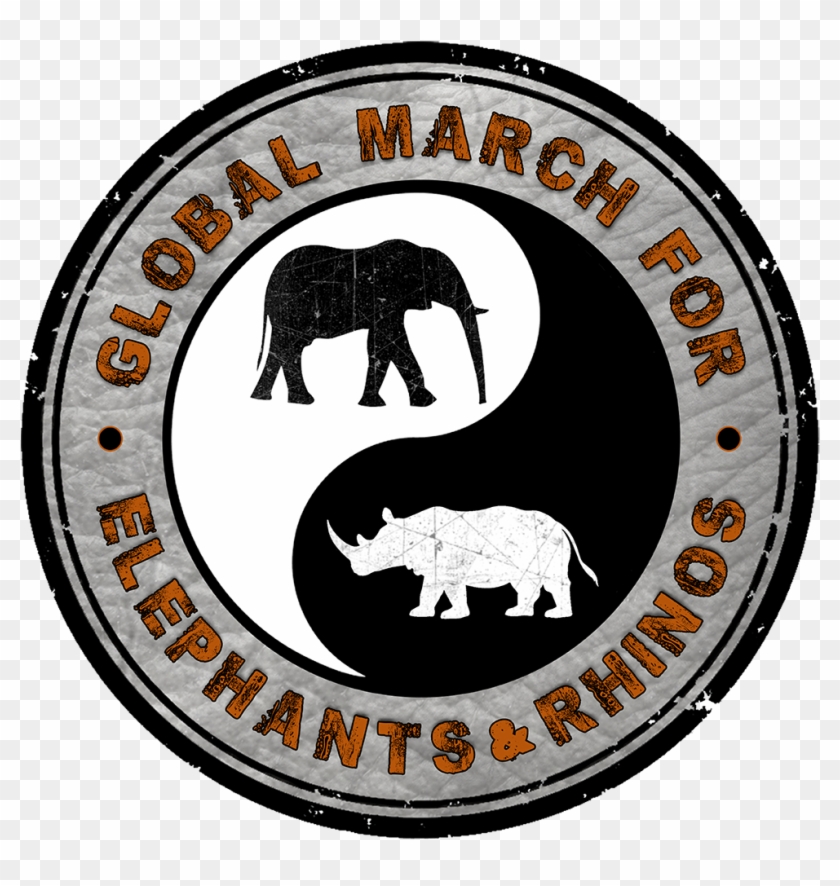 Global March For Elephants And Rhinos Clipart #2456926