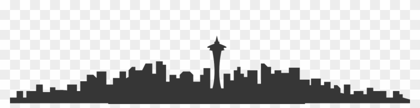 Copy Of Seattle Skyline - Silhouette Clipart