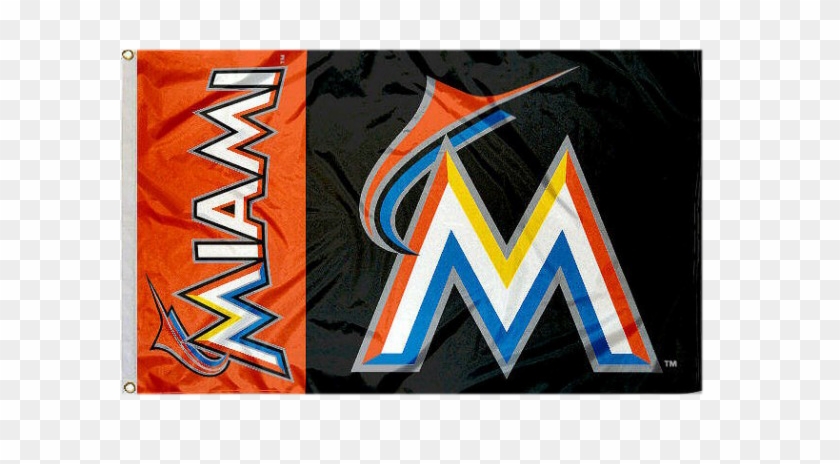 Miami Marlins Flag - 2017 Miami Marlins Logo Clipart