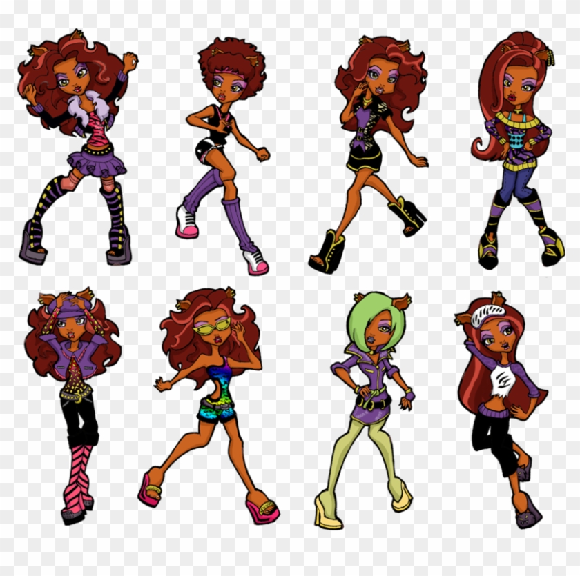 Rainy Day Monster High Dolls - Monster High Clawdeen Wolf Cartoon Clipart