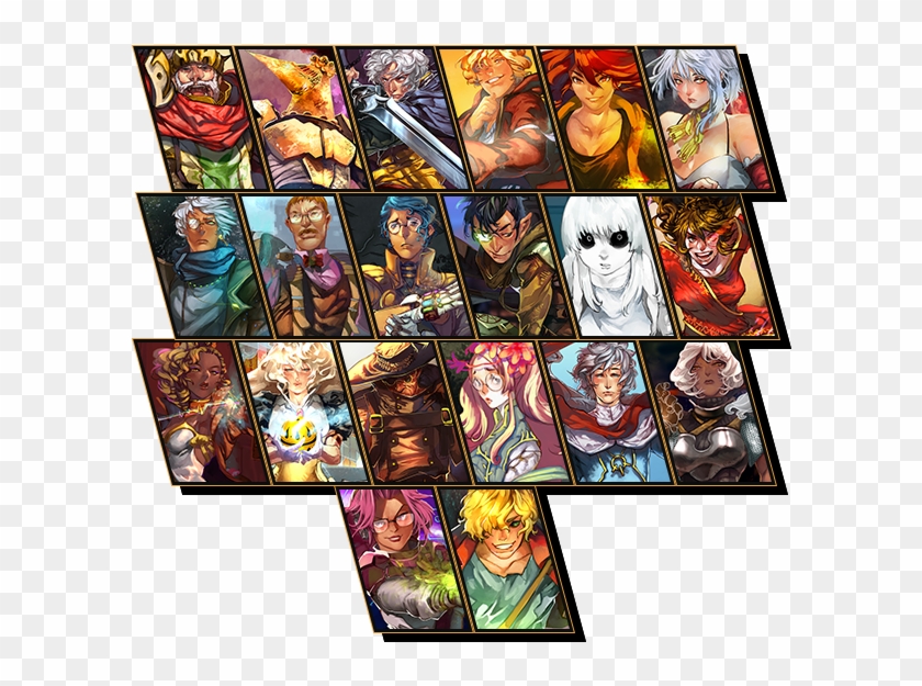 Roster T=1536014255 - Battlecon Characters Clipart