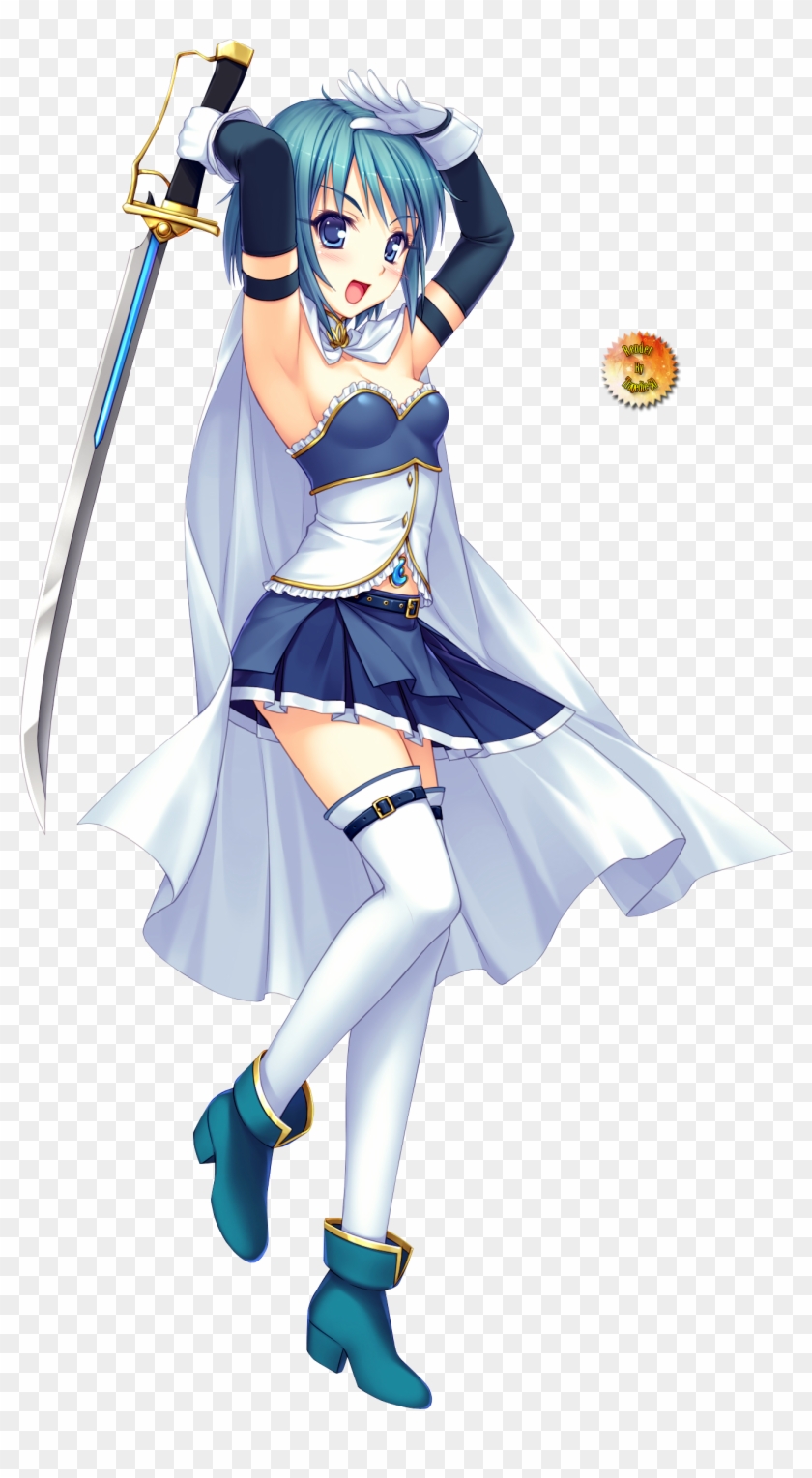 Render Madoka Magica - Render Manga Clipart