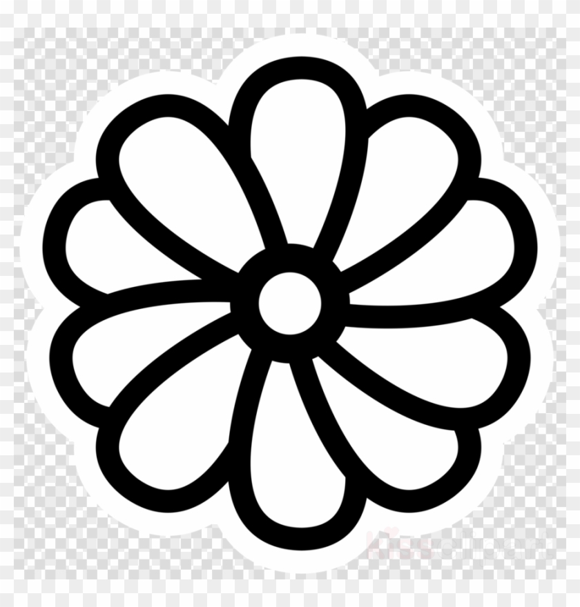 Coloring Pages Flower Color Circle Transparent Png - Pepsi Logo Png Clipart #2458014