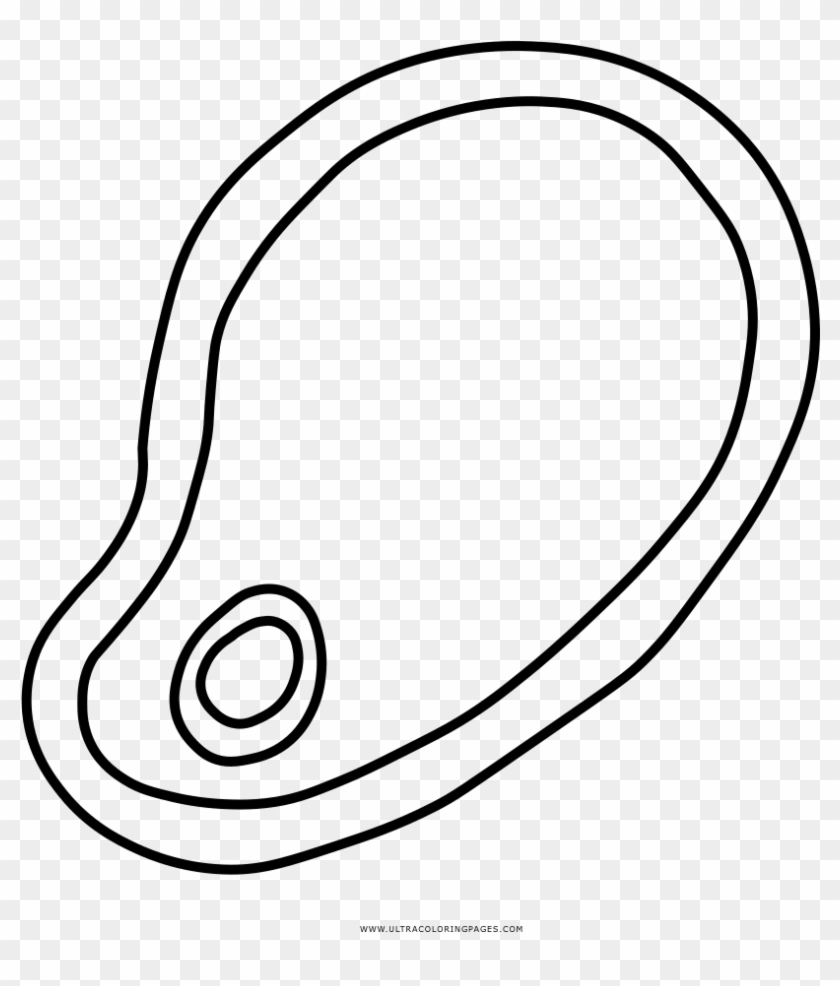 Excellent Design Steak Coloring Page Ultra Pages - Line Art Clipart #2458124