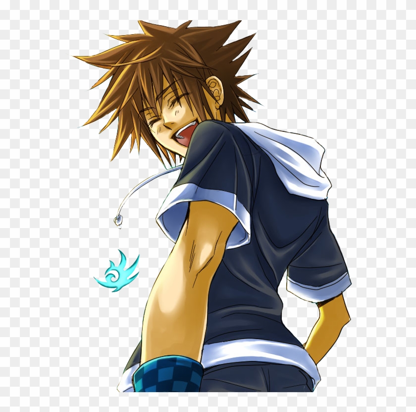 Sora Kingdom Hearts Characters, Kingdom Hearts Games, - Cartoon Clipart
