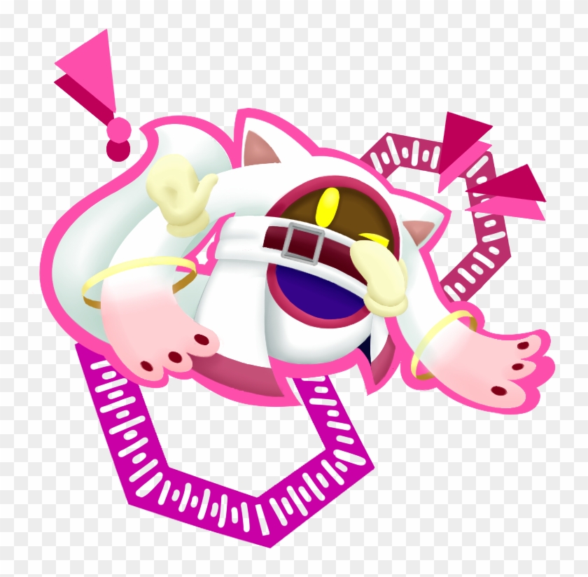 Kirby X Madoka Magica Kyoko Dee, Kyubey Magolor, Sectonia - Kirby Madoka Magica Clipart