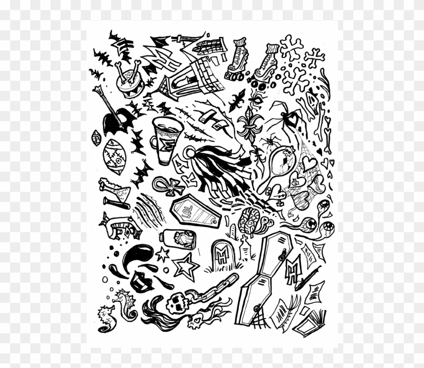 Doodles Monster High - Doodle Clipart #2458309