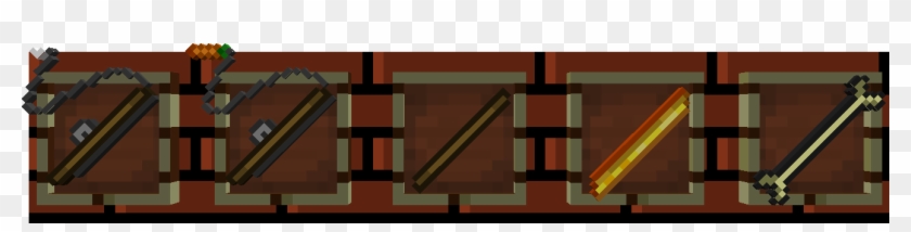 Swords And Bow Pickaxes Shovels Axes Hoes Other - Wood Clipart