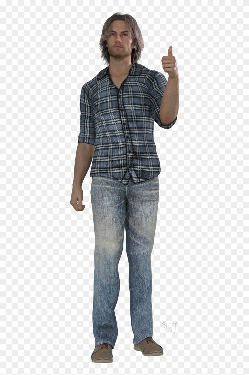 Jared Padalecki - Plaid Clipart