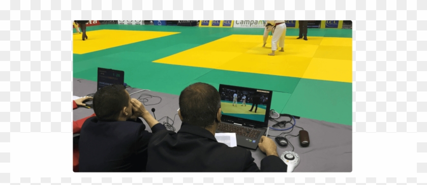 Dartfish Video Replay Is Fully Scalable, From 1 To - Judo Clipart