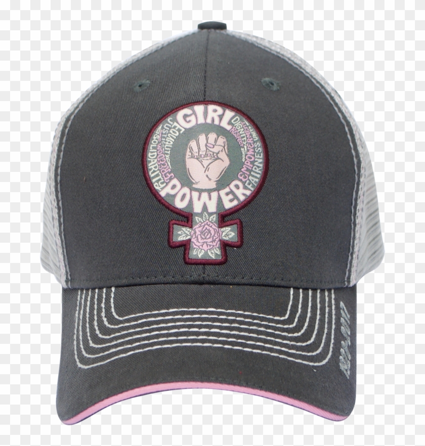 Girl Power Red - Baseball Cap Clipart #2458818