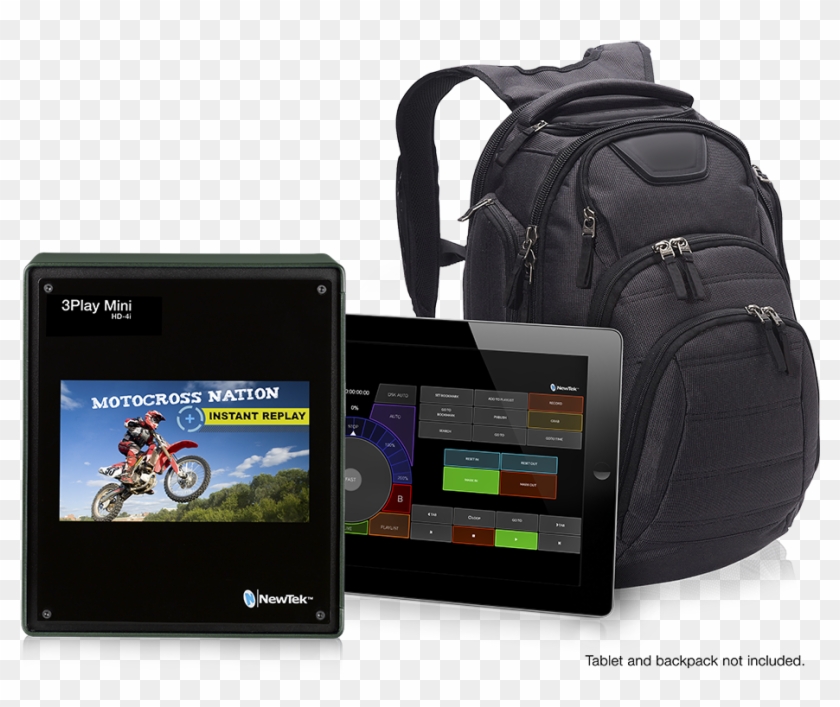 Motocross Backpack Ipad Lores - Newtek 3play Mini Clipart #2458847