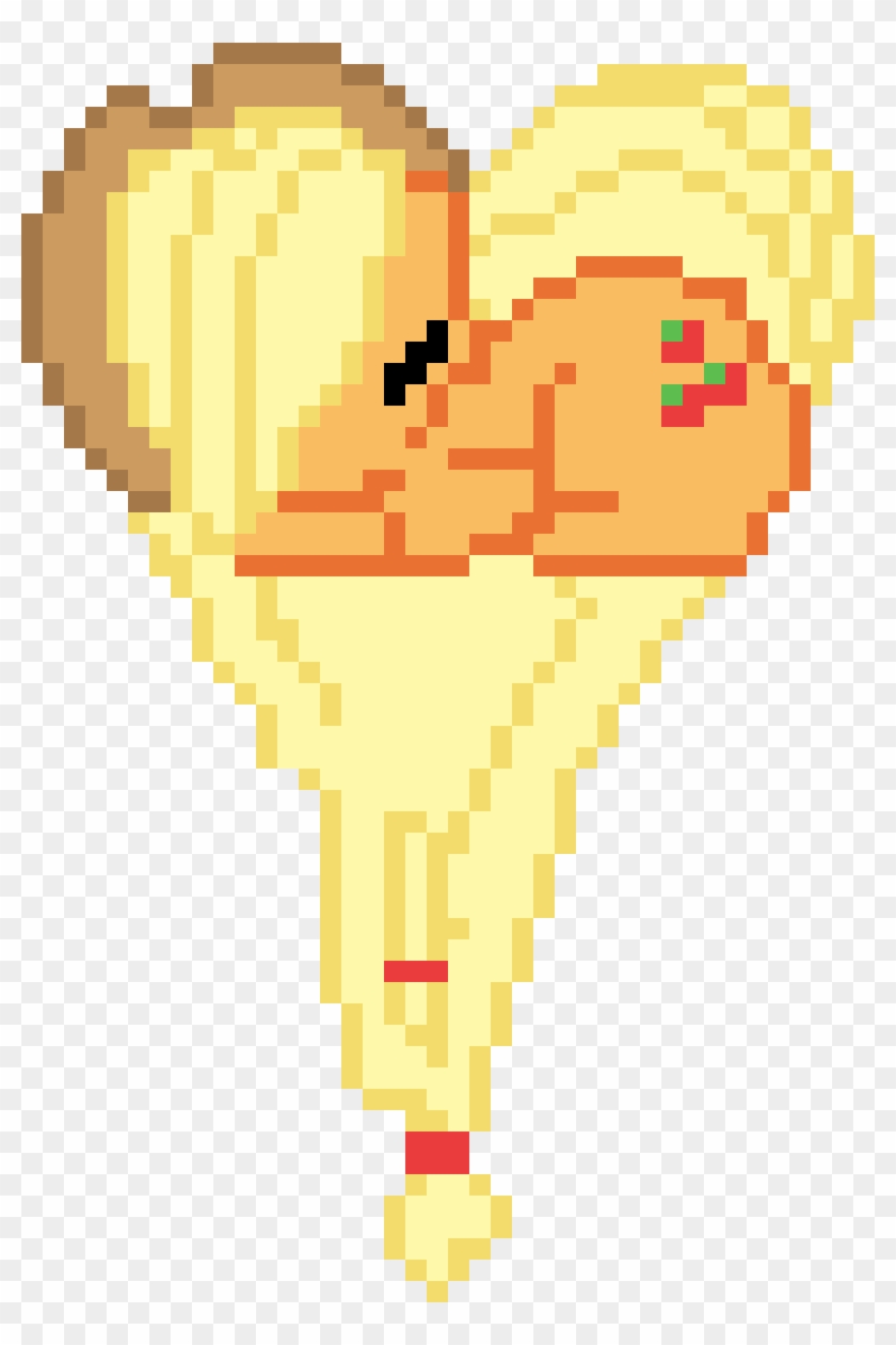 Pixel Heart - Applejack - Black Pixel Heart Gif Clipart