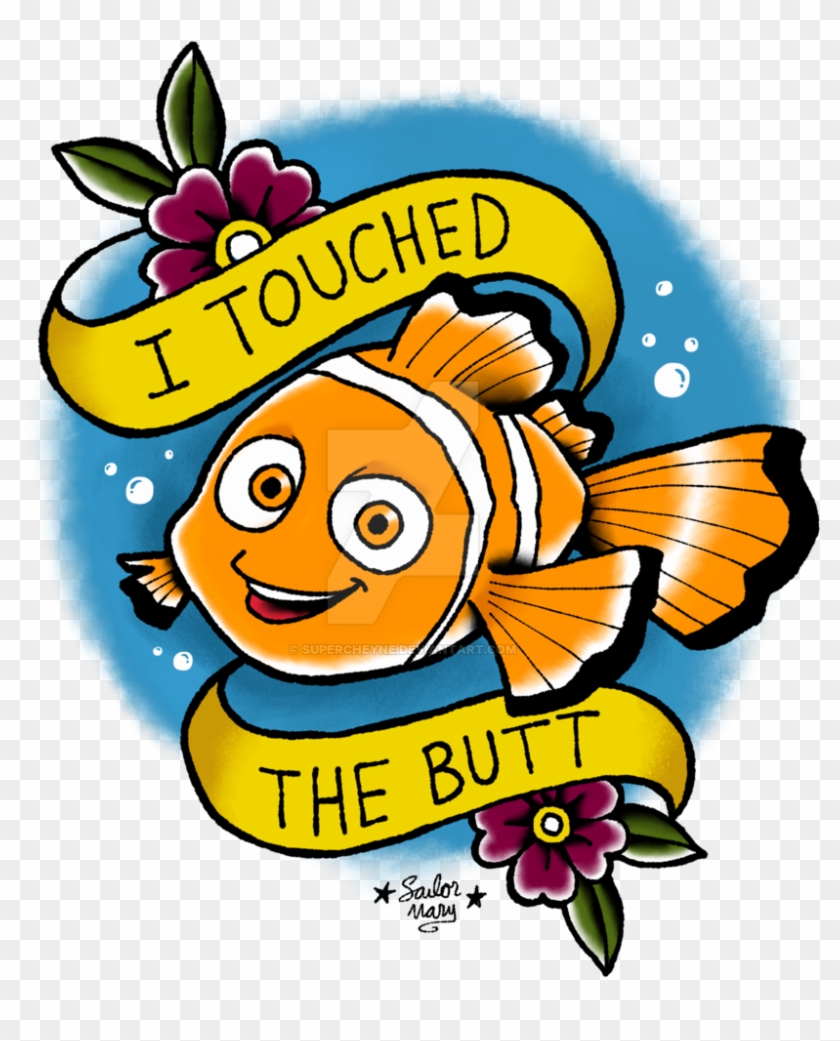 Disney And Pixar Tattoos - Finding Nemo Tattoo Ideas Clipart
