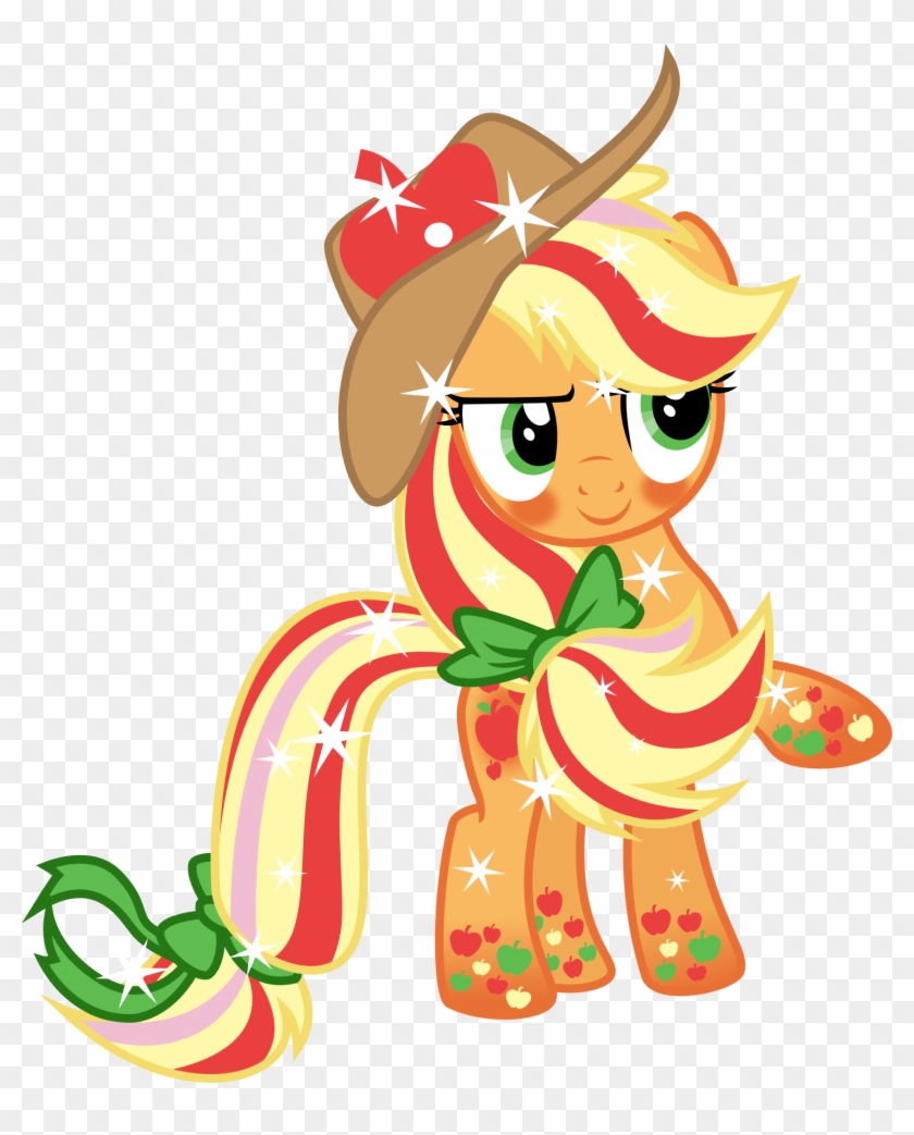 Temiisaj Images Rainbow Power Aj Hd Wallpaper And Background - My Little Pony Rainbow Power Applejack Clipart