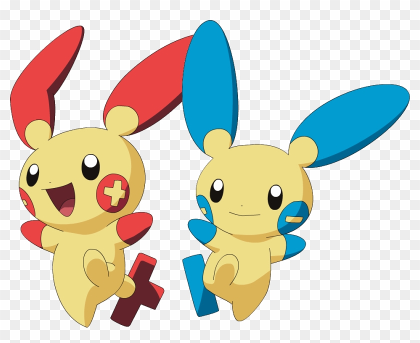 Plusle And Minun - Minun Plusle Clipart