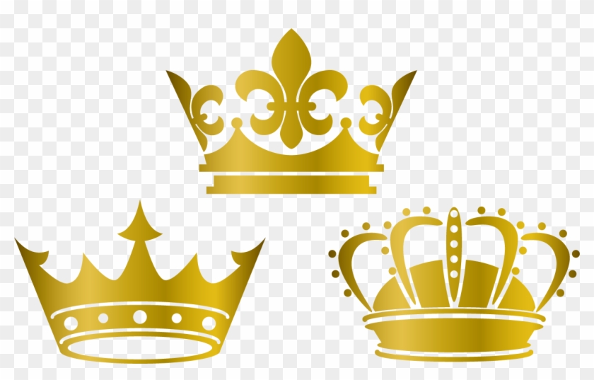 Crown Silk Wedding - Gold Crown Clipart #2459289