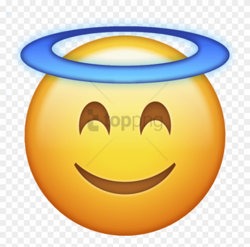 Free Png Emojis Angel Png Image With Transparent Background - Transparent Background Angel Emoji Clipart #2459928
