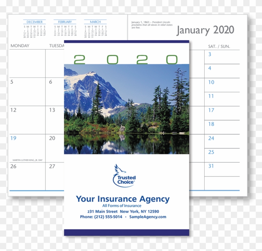 Picture Of Snowy Mountains Monthly Pocket Planner - North Cascades National Park, Mount Shuksan Clipart #2459991