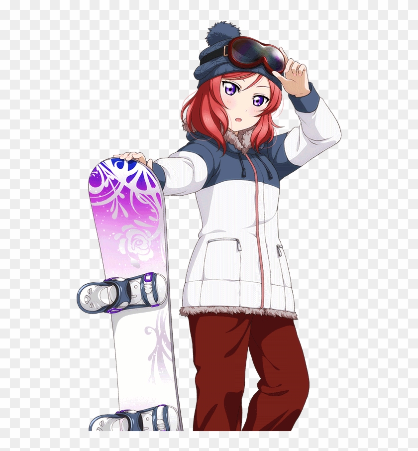 Not Idolized - Love Live Maki Snowboard Clipart #2460013
