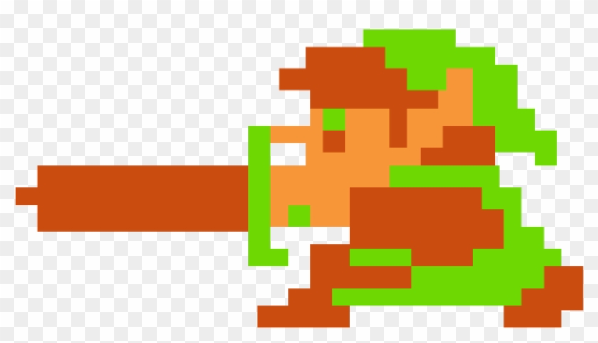 8 Bit Zelda Png - Legend Of Zelda 8 Bit Link Clipart