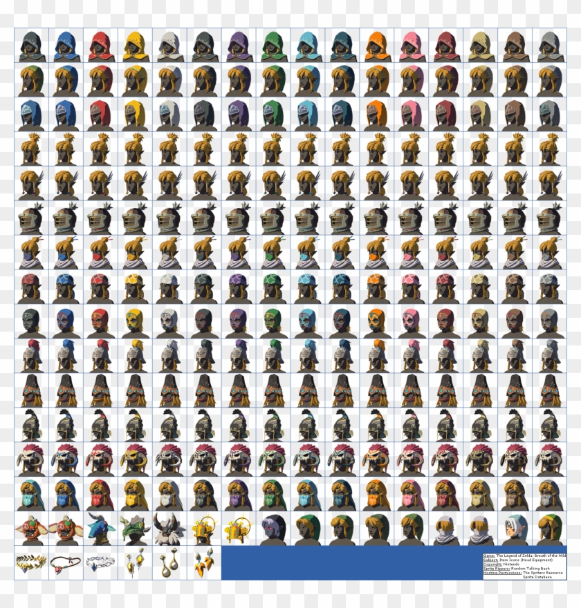 The Legend Of Zelda Breath Of The Wild Sprites Legend - Zelda Breath Of The Wild Sprite Clipart