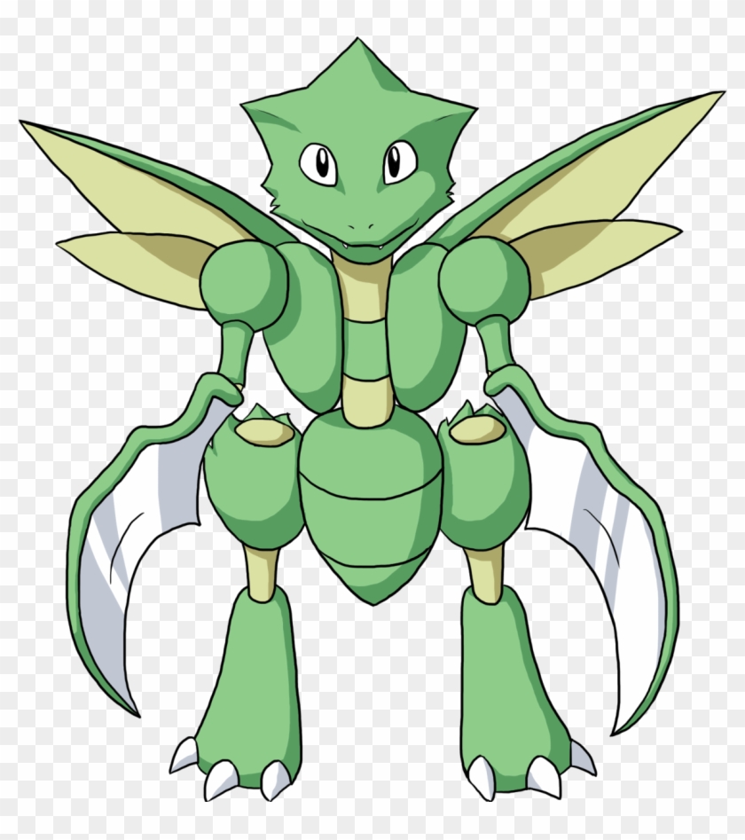 Now With Proper Scyther Forearms - Cartoon Clipart #2460103