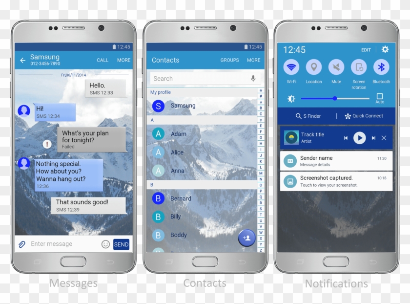 Refresh Your Phone's Look With These Beautiful Snowy - Iphone Clipart