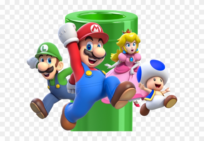 Super Mario 3d World - Mario Bros And Friends Png Clipart