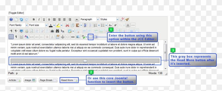 In Article Options In The Parameters Area There Are - Joomla Read More Clipart #2460407