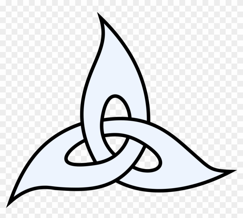 Vodicka Triquetra1 - Celtic Symbols Coloring Pages Clipart #2460598