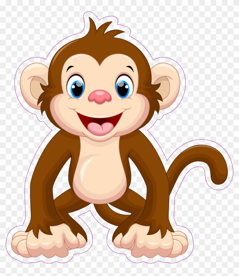 Cute Smiling Sticker Clipart