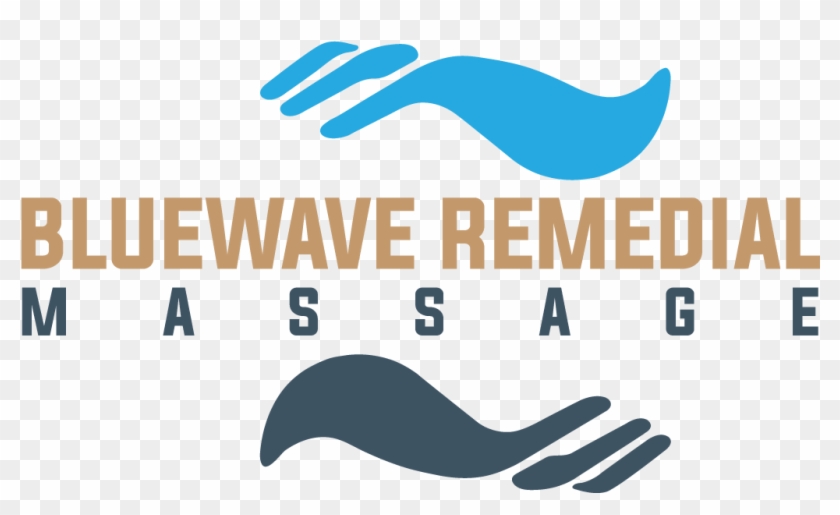 Blue Wave Massage - Graphic Design Clipart