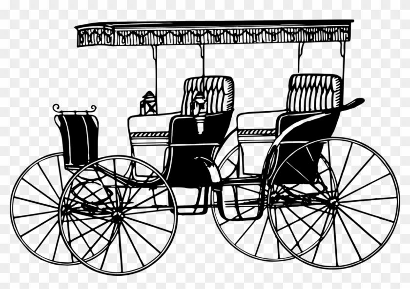 Carriage Surrey Wheel Wagon - Carriage Clipart