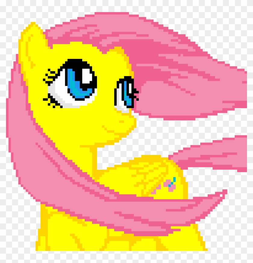 My Little Pony Fluttershy - Pixel Art Of Animals Clipart
