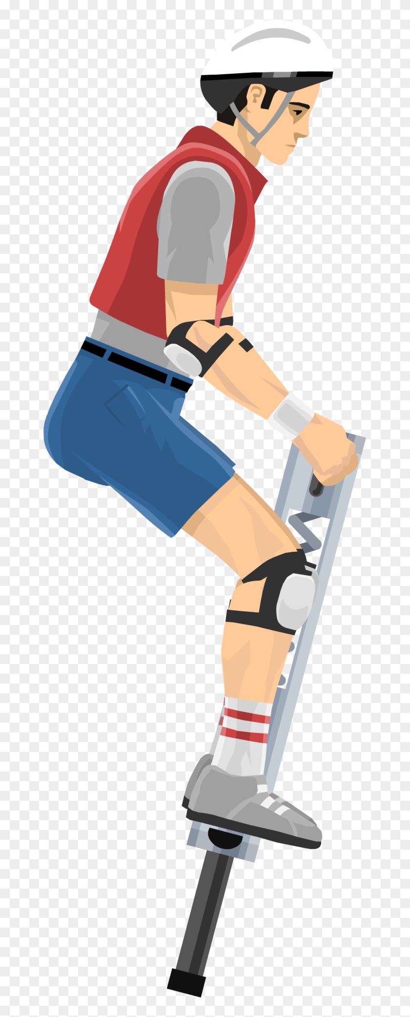 Happy Wheels Pogo Man Png Clipart
