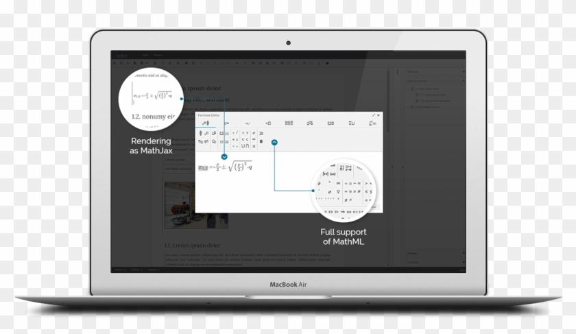 Macbook Air Png Mathml Screen - Flat Panel Display Clipart