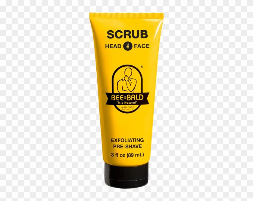 Bee Bald Scrub Exfoliating Pre-shave - Bee Bald Clipart #2461991