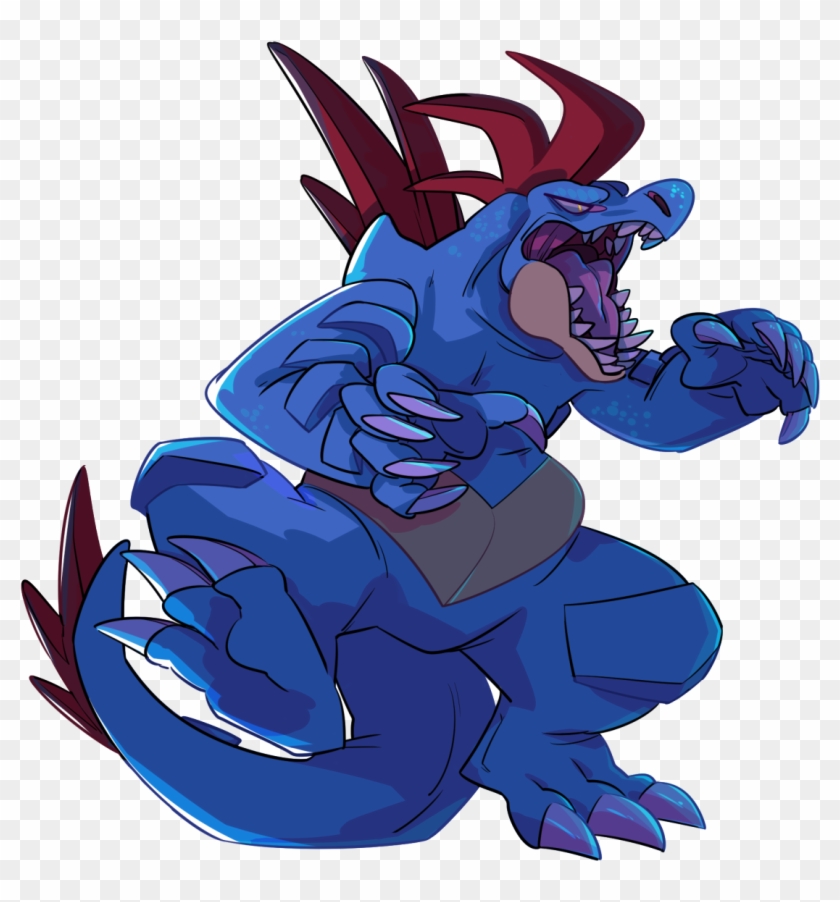 “hey Did You Know Feraligatr Is My Fav Pokemon ” - Cartoon Clipart #2462472