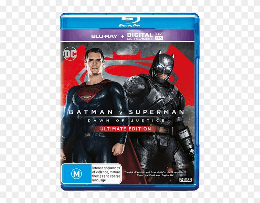 Blu-ray And Dvds - Batman V Superman Dawn Of Justice 2016 4k Clipart