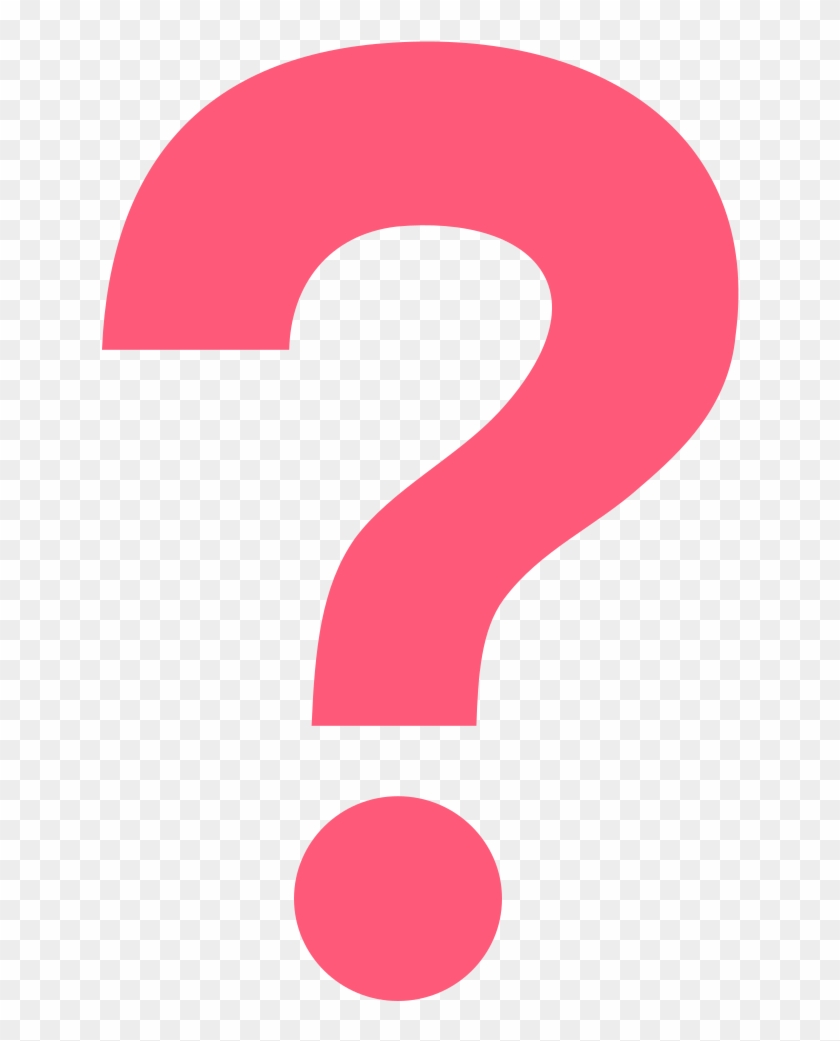 File - Emojione 2753 - Svg - Signo De Interrogacion Rosa Png Clipart