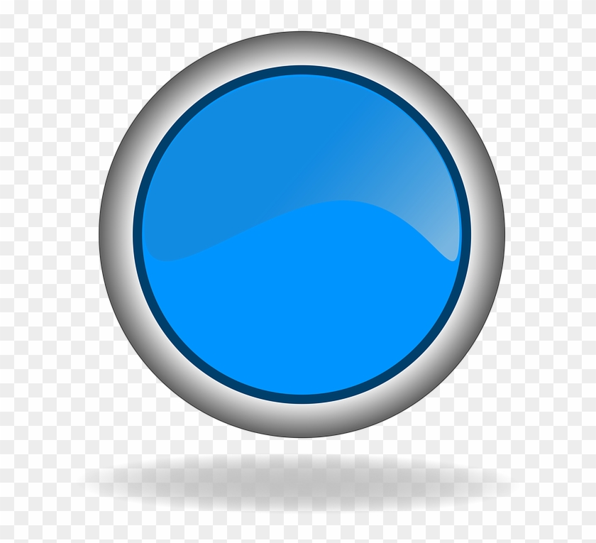 Blue Button Web - Boton Azul Clipart