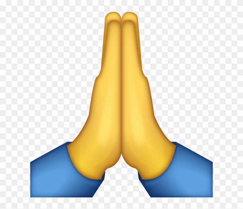 Praying Hands, Prayer, Emoji, Yellow, Joint Png Image - Praying Hands Emoji Png Clipart